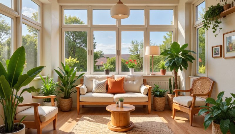 Summer Sunroom Interior
